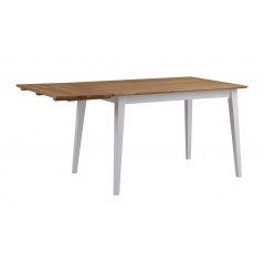 RO Filip Extending Dining Table Rectangular Small White